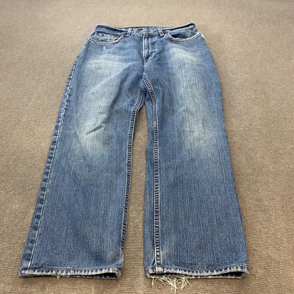 Polo Ralph Lauren Other - Polo Ralph Lauren Jeans Mens 32 Fits 31x27 Hemmed Distressed Baggy Denim Vintage